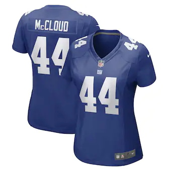 womens nike nick mccloud royal new york giants game player 